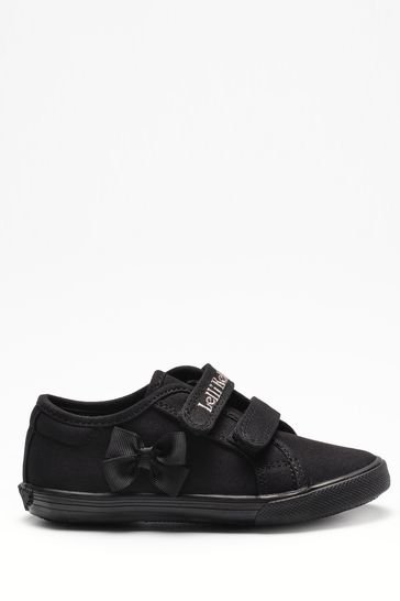 Lelli Kelly Black Hook and Loop Trainers