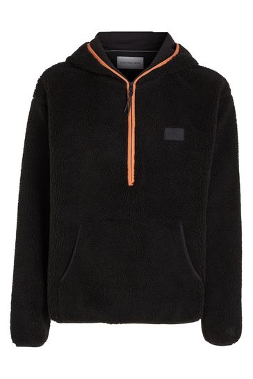 Calvin klein teddy bear hoodie sales
