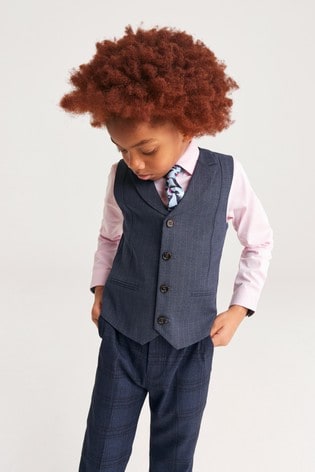 Baker By Ted Baker Older Boys' Waistcoat, Shirt And Tie Set