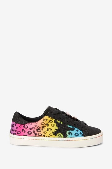 Rainbow/Animal Star Lace-Up Trainers