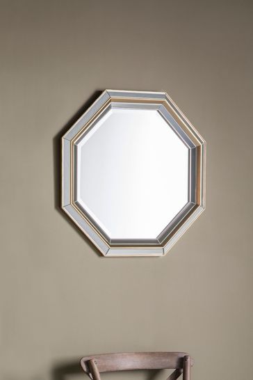 Gallery Direct White Becker Octagon Mirror