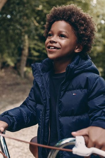 Tommy hilfiger down clearance jacket navy