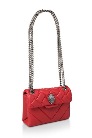 kurt geiger london mini kensington red day bag