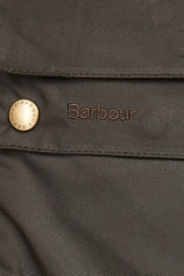 Barbour game top parka jacket olive