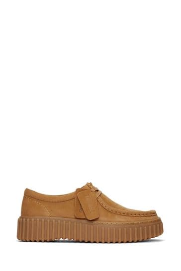 Clarks Brown Torhill Moccasin Shoes