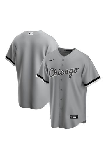 Nike Grey Chicago White Sox Official Replica Road Jersey