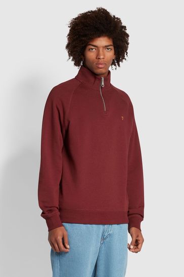 Buy Farah Jim 1 4 Zip Sweatshirt from Next USA