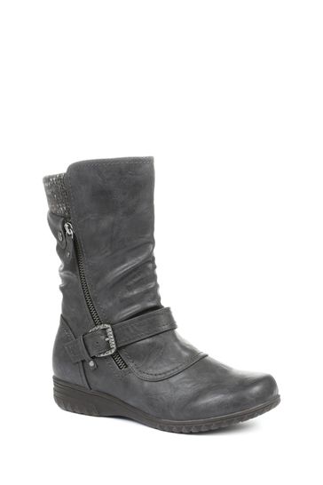 Ladies full length boots best sale