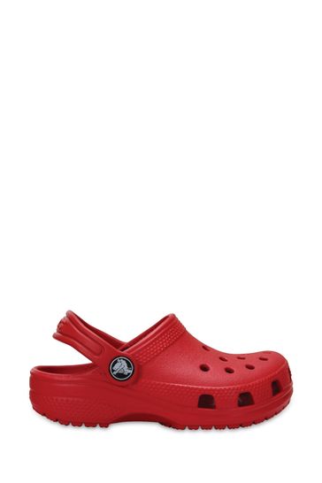 all red crocs