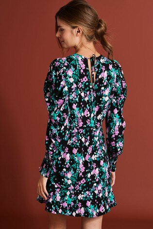 Buy Smock Puff Sleeve Dress from Next 
