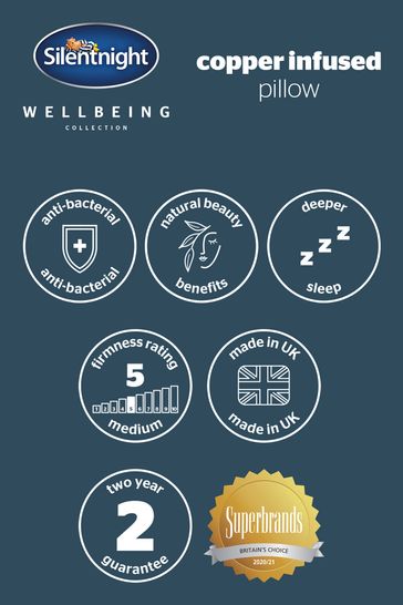 Benefits of copper infused pillow online