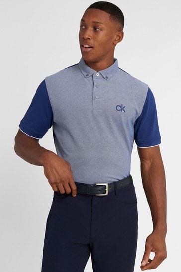 Calvin Klein Golf Hagen Colourblock Pique Polo Shirt