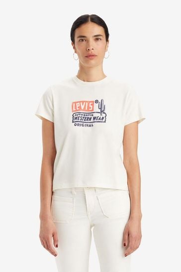 Levi's® Western Wear Egret Graphic Classic T-Shirt
