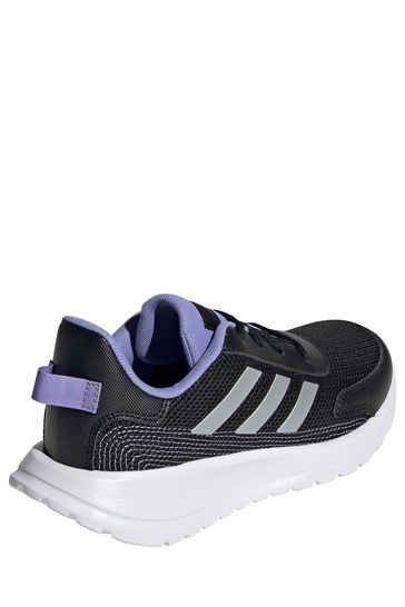 black adidas tensaur junior & youth trainers