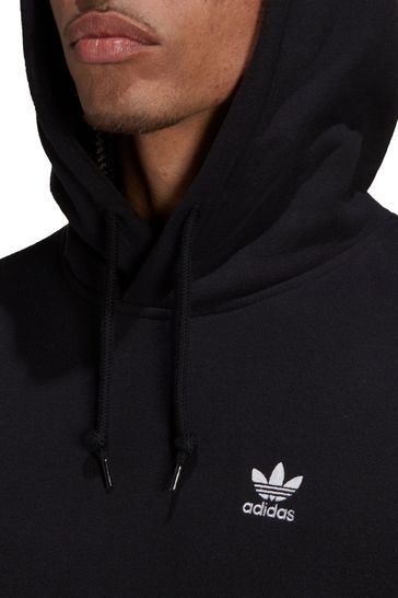 Black trefoil hoodie discount