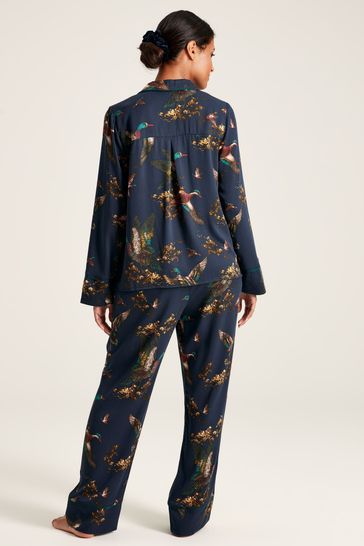 Buy Joules Alma Navy Pyjama Set from Next USA