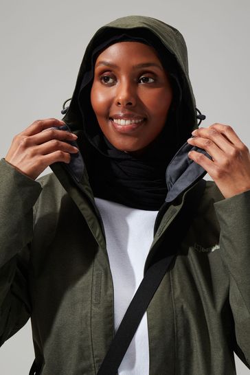 Berghaus green waterproof jacket top