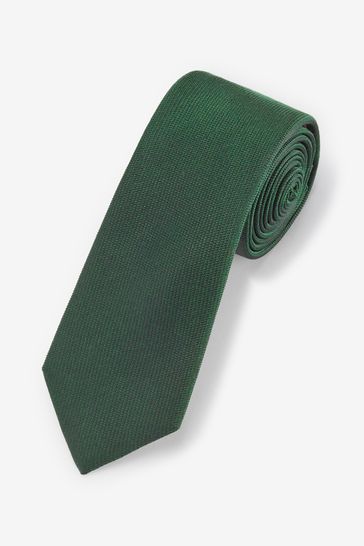 Joules Green Silk Tie
