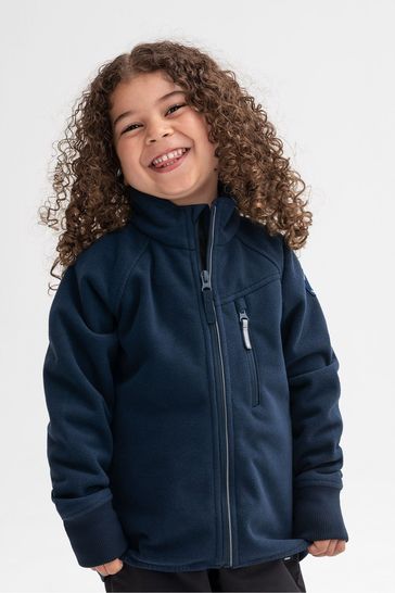 Buy Polarn O. Pyret Blue Waterproof Fleece Jacket from Next Luxembourg