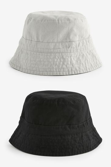 Black/Grey Reversible Bucket Hat