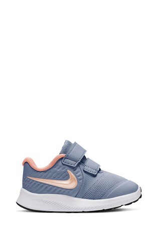 infant blue nike trainers