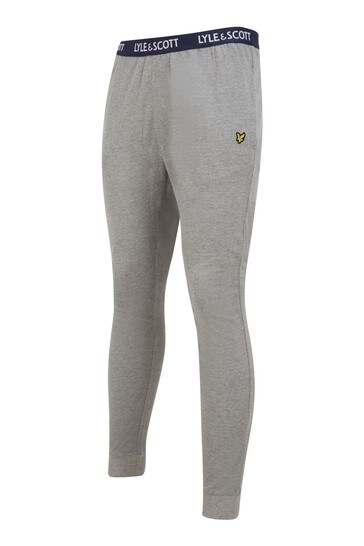 Lyle and scott grey cheap tracksuit bottoms