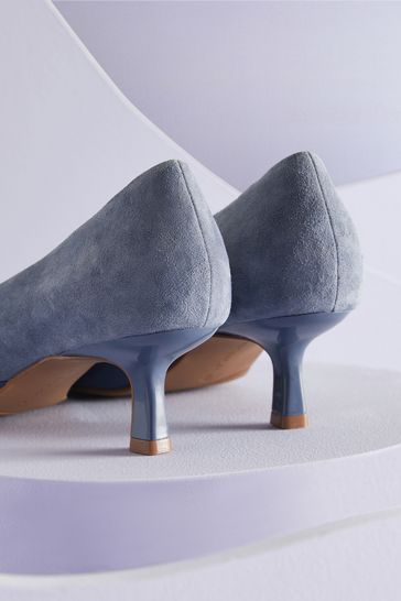 Buy Blue Forever Comfort With Motionflex Point Toe Kitten Heel