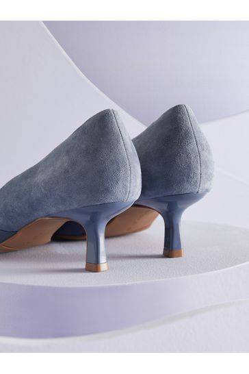 Buy Blue Forever Comfort With Motionflex Point Toe Kitten Heel