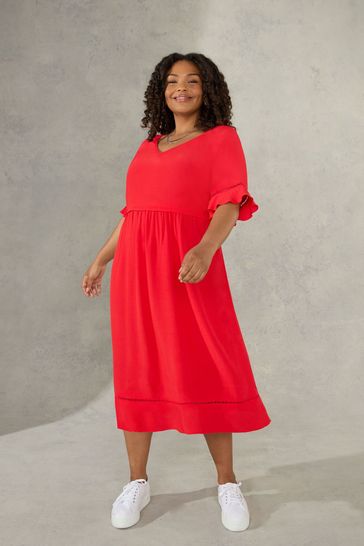 Red dress plus size on sale australia