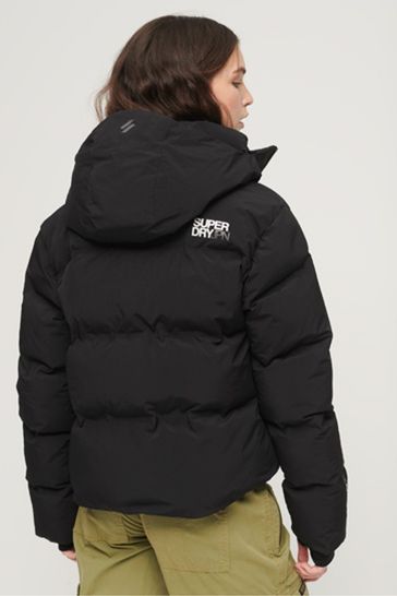 Superdry black clearance jacket