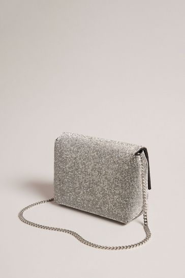Ted baker silver shop bag