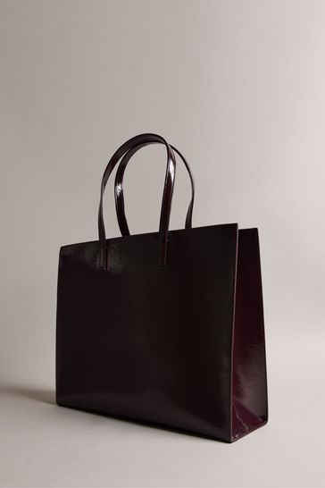 Ted baker icon sales leather tote bag