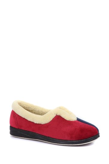 Pavers ladies 2025 slippers wide fit