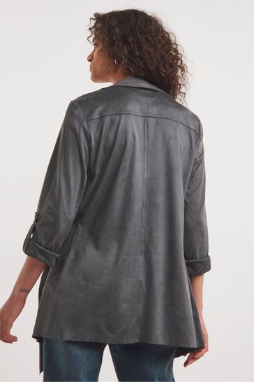Grey waterfall jacket sales