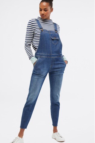 blue skinny dungarees