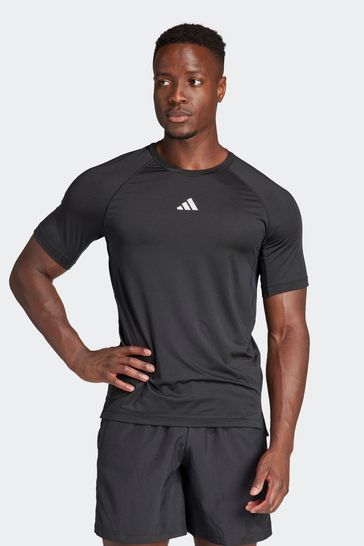 adidas Black Gym+Training T-Shirt