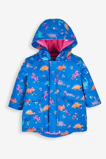 Buy JoJo Maman B b Cobalt Blue Dinosaur Cosy Waterproof Jacket