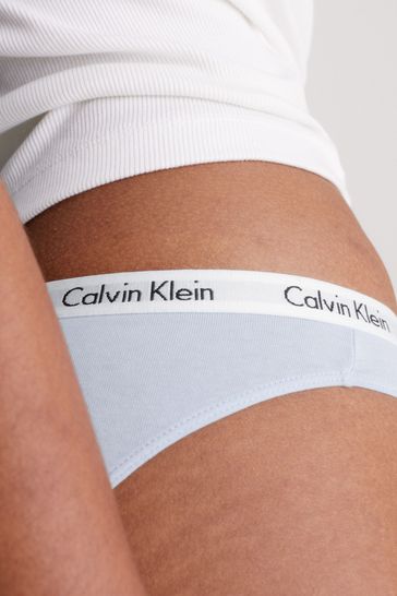 Buy Calvin Klein White Aubergine Carousel Bikni Briefs from Next