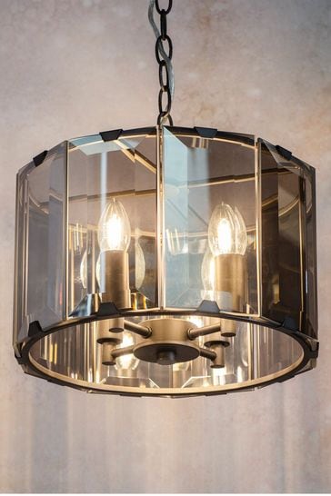 Gallery Home Grey George Ceiling Light Pendant