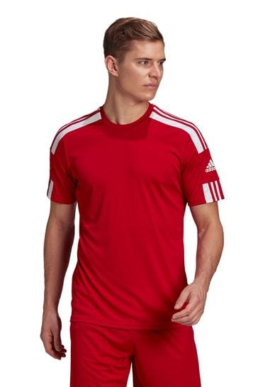 Camiseta roja de fútbol Squadra de adidas
