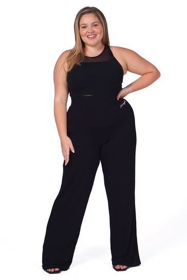 Buy Pineapple Black Viscose Jersey Joggers from Next Bahrain