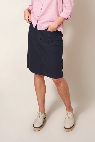Buy White Stuff Melody Stretch Black Skirt from Next Luxembourg