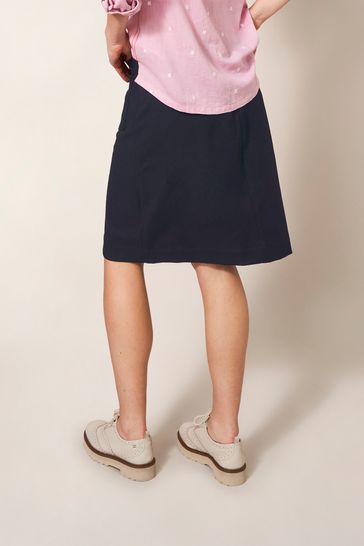 Buy White Stuff Melody Stretch Black Skirt from Next Luxembourg