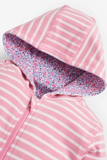 Pink cheap striped hoodie