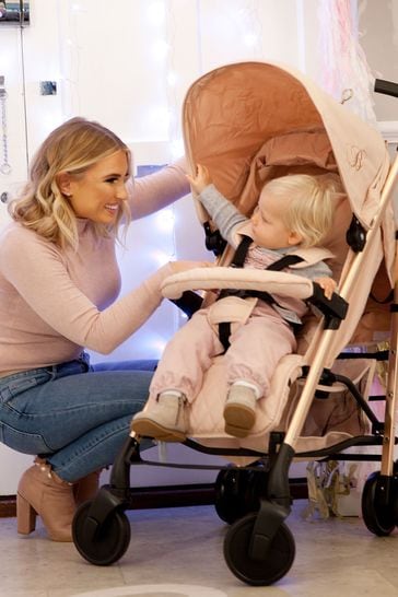Billie Faiers Rose Gold and Blush Stroller by My Babiie