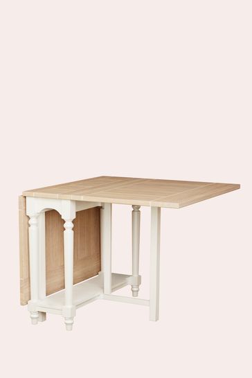 Buy Laura Ashley White Dorset Drop Leaf Dining Table from Next Ireland
