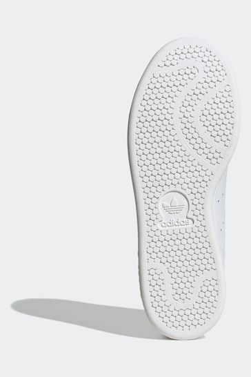 Buy adidas White Silver Originals Stan Smith Trainers from Next