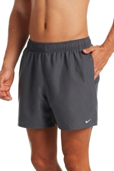 Nike Grey 5 Inch Essential Volley Swim Shorts