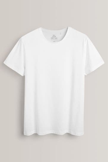 Buy White T-Shirts 5 Pack from Next USA