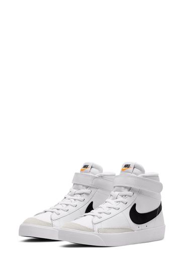 Buy Nike White Black Blazer 77 Mid Junior Trainers from Next Poland